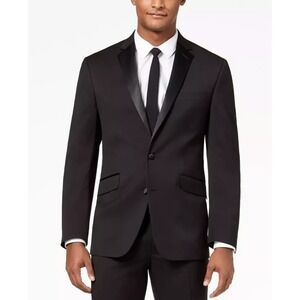 Kenneth Cole Reaction Men's Tuxedo Jacket 46R Black